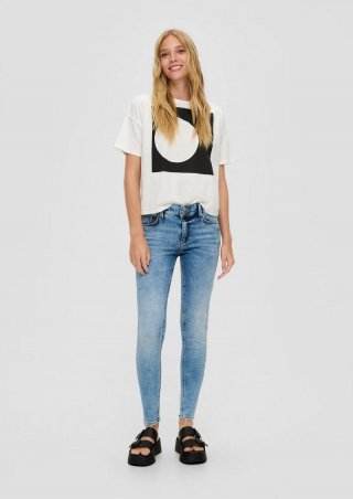 s.Oliver Jeans Sadie / Skinny Fit / Mid Rise / Skinny Leg - blau