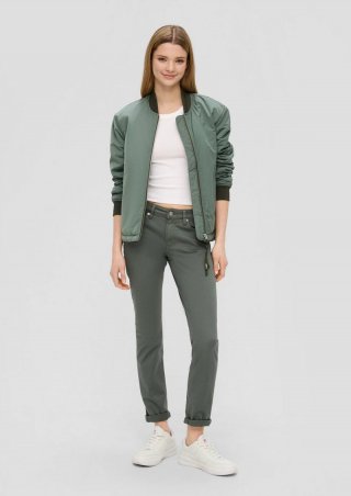 s.Oliver Jeans / Regular Fit / Mid Rise / Slim Fit - tannengrün