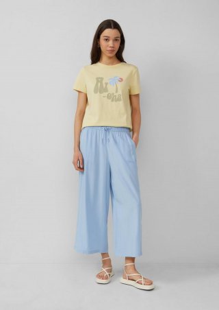 s.Oliver Culotte aus Viskose - hellblau