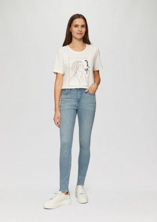 s.Oliver Jeans Izabell / Skinny Fit / Mid Rise / Skinny Leg - blau