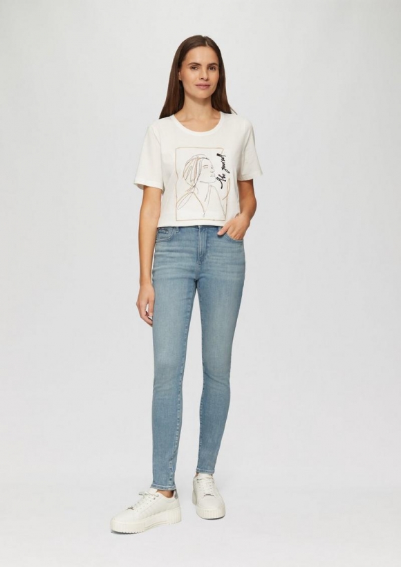 s.Oliver Jeans Izabell / Skinny Fit / Mid Rise / Skinny Leg - blau