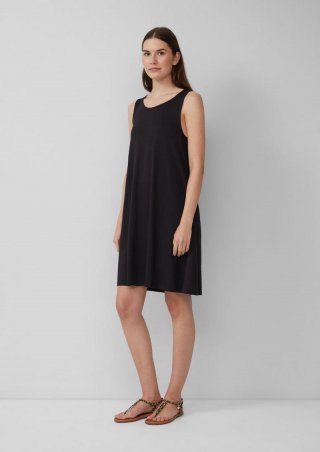 s.Oliver Kurzes Kleid mit Cut-out-Detail - schwarz