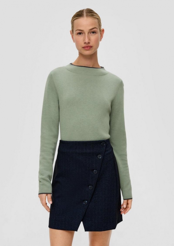 s.Oliver Minirock aus Viskosestretch - navy