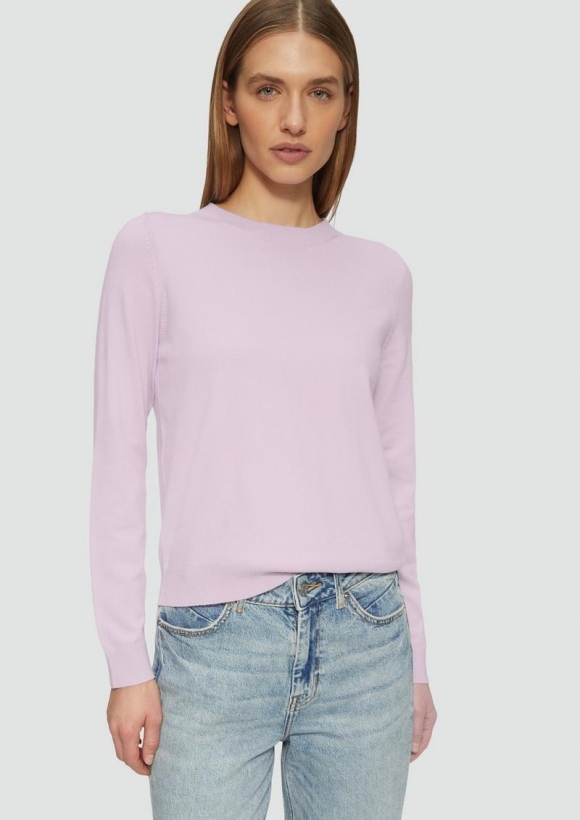 s.Oliver Strickpullover aus Viskosemix - lavendel