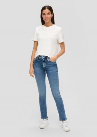 s.Oliver Jeans Betsy / Slim Fit / Mid Rise / Slim Leg - blau