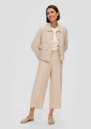 s.Oliver Culotte mit Wide leg - beige