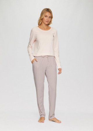 s.Oliver Pyjamahose mit All-over-Print - zartrosa