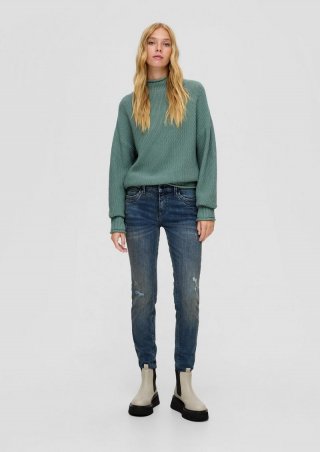 s.Oliver Jeans Sadie / Skinny Fit / Mid Rise / Skinny Leg - blau