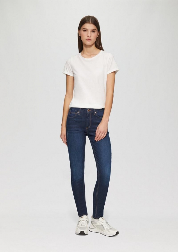 s.Oliver Jeans Sadie / Skinny Fit / Mid Rise / Skinny Leg - navy