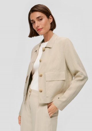 s.Oliver Jacke aus Viskosemix - beige