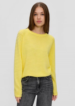 s.Oliver Pullover aus Viskosemix - vanille