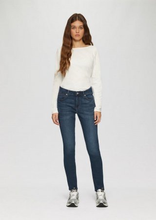 s.Oliver Sadie / Skinny Fit / Mid Rise / Skinny Leg - blau
