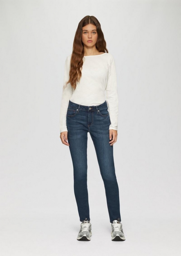 s.Oliver Sadie / Skinny Fit / Mid Rise / Skinny Leg - blau