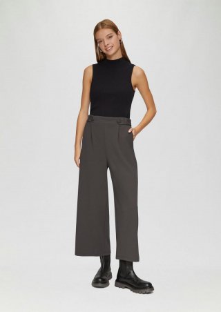 s.Oliver Culotte aus Interlockjersey - anthrazit