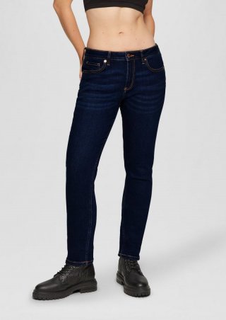 s.Oliver Jeans Catie / Slim Fit / Mid Rise / Slim Leg / Super Stretch - dunkelblau