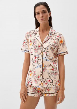 s.Oliver Kurzer Pyjama - zartrosa