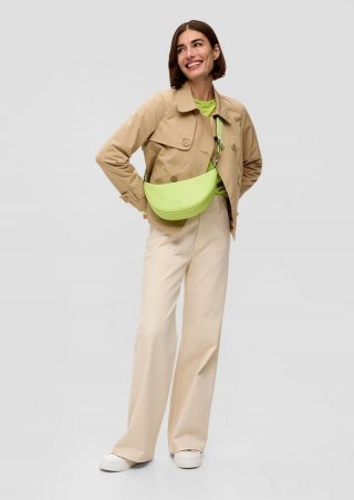 s.Oliver Jeans Suri / Regular Fit / High Rise / Wide Leg - beige