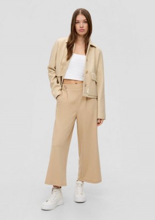 s.Oliver Culotte aus Interlockjersey - beige