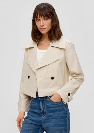 s.Oliver Jacke mit Reverskragen - beige