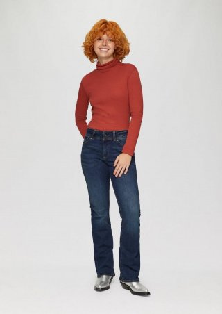 s.Oliver Jeans Catie / Slim Fit / Mid Rise / Bootcut Leg - blau