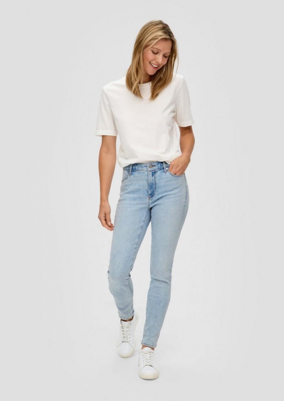 s.Oliver Jeans Izabell / Skinny Fit / Mid Rise / Skinny Leg - hellblau