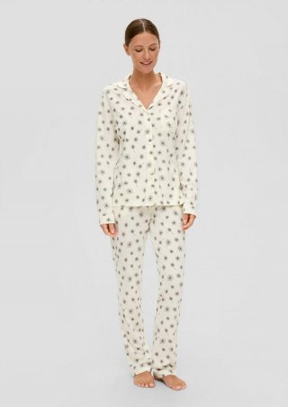 s.Oliver Pyjamaset aus Viskosemix - creme