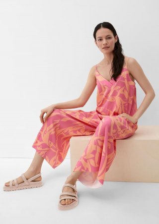 s.Oliver Culotte mit Plisseéfalten - pink