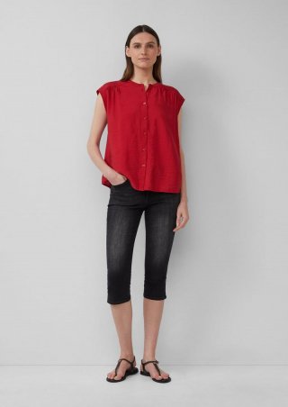 s.Oliver Capri-Jeans Betsy / Slim Fit / Mid Rise / Slim Leg - dunkelgrau