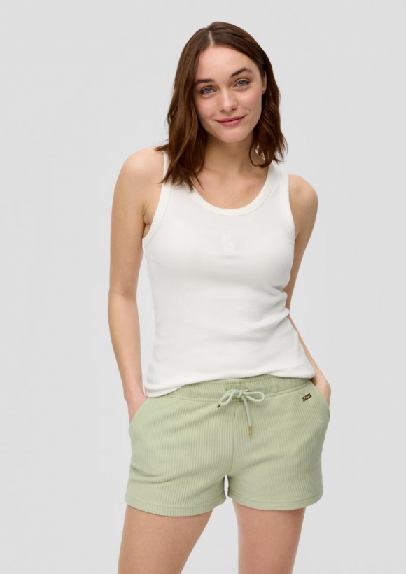 s.Oliver Pyjama-Shorts - hellgrün