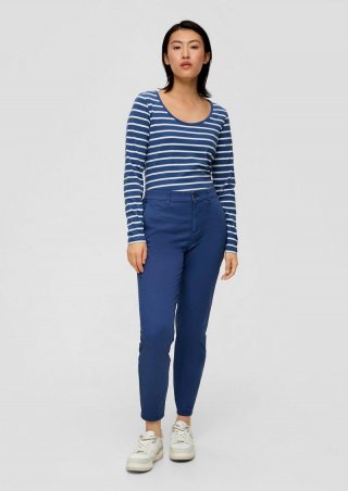 s.Oliver Cigarette: Hose mit Tapered Leg - royalblau