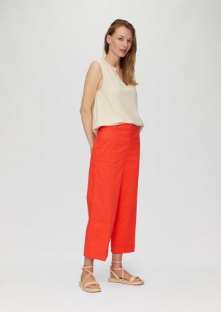s.Oliver Culotte aus Baumwollstretch - hellorange
