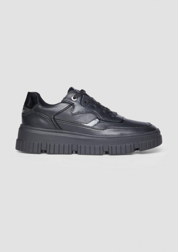 s.Oliver Sneaker im sportiven Look - schwarz
