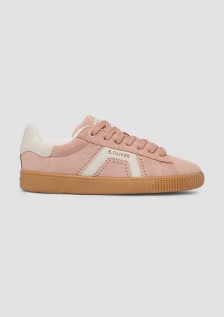 s.Oliver Sneaker in Bicolour-Optik - rosa