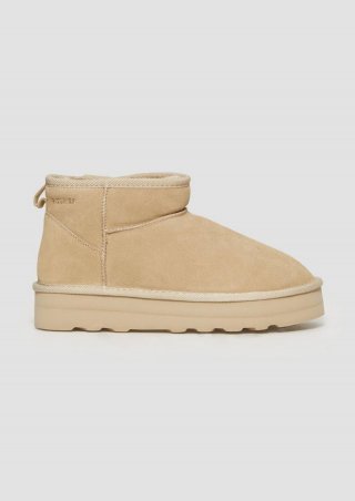 s.Oliver Stiefel mit Teddyplüsch-Futter - beige
