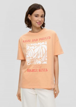 s.Oliver T-Shirt mit Frontprint - mango