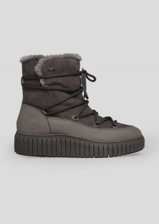 s.Oliver Warm gefütterte Boots im Fabricmix - grau