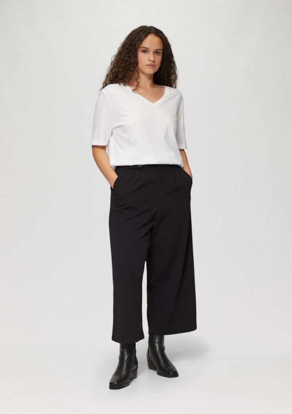 s.Oliver Culotte aus Interlockjersey - schwarz