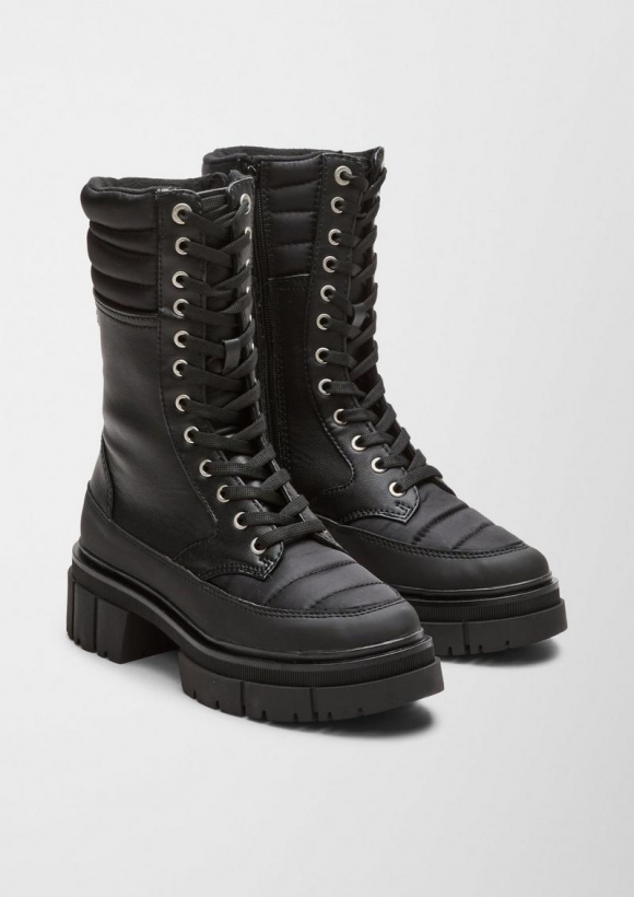 s.Oliver Warme Stiefel - schwarz