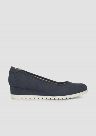 s.Oliver Elegante Pumps mit Keilabsatz - navy