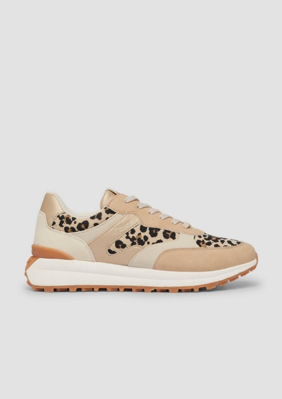 s.Oliver Sportlicher Sneaker - braun
