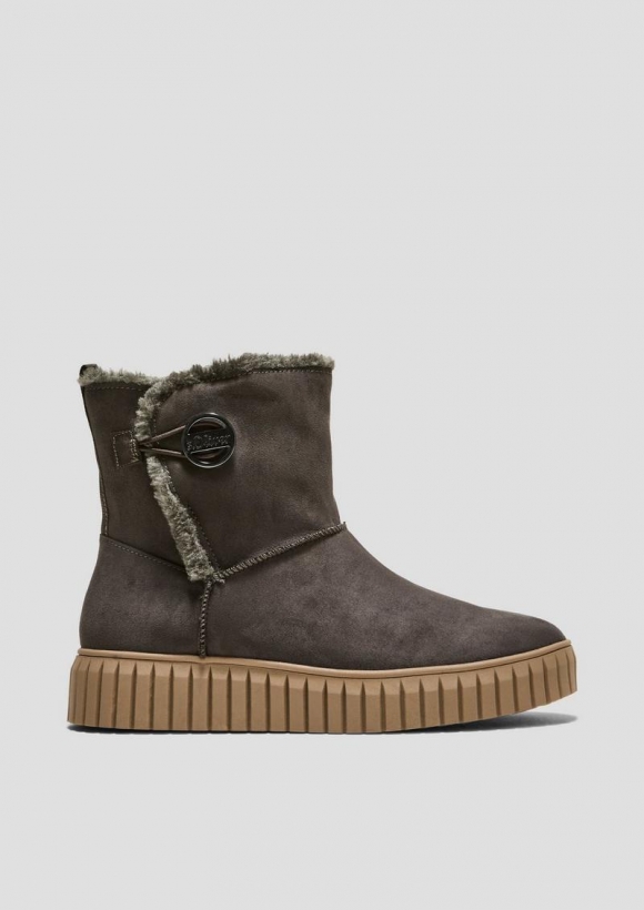 s.Oliver Gefütterte Boots mit Plateausohle - graphit