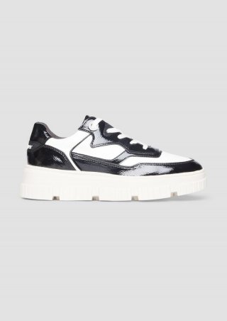 s.Oliver Sneaker im sportiven Look - schwarz