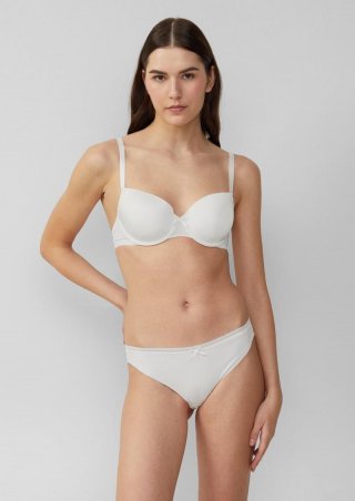 s.Oliver Schalen-BH mit Schleifen-Detail - creme