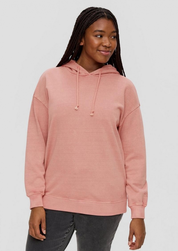 s.Oliver Sweatshirt mit Stickerei - mohnrot