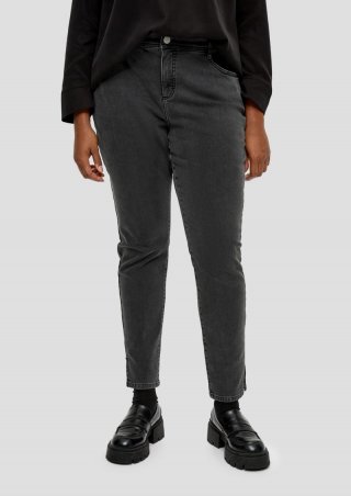 s.Oliver Jeans Skinny / Mid Rise - graphit
