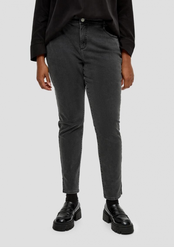s.Oliver Jeans Skinny / Mid Rise - graphit