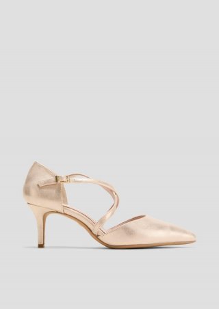 s.Oliver Pumps mit gekreuzten Riemchen - roségold