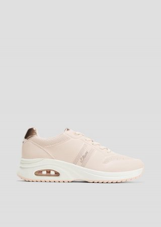 s.Oliver Sportliche Sneaker mit gepolsterter Laufsohle - rosa