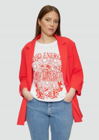 s.Oliver Blazer mit Reverskragen - rot
