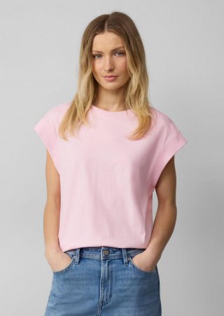 s.Oliver T-Shirt im Relaxed Fit mit überschnittenen Schultern - altrosa